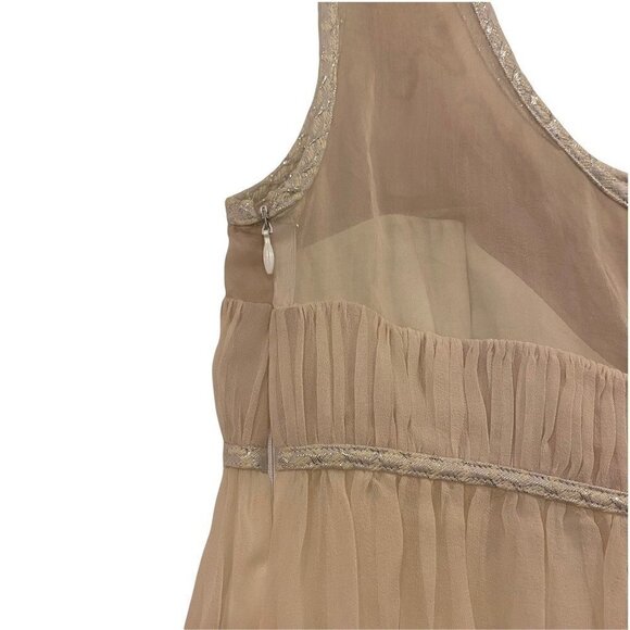 NEW Cynthia Steffe Women's Sheath Dress Ivory Lined Sleeveless Lace Medium - Picture 2 of 7